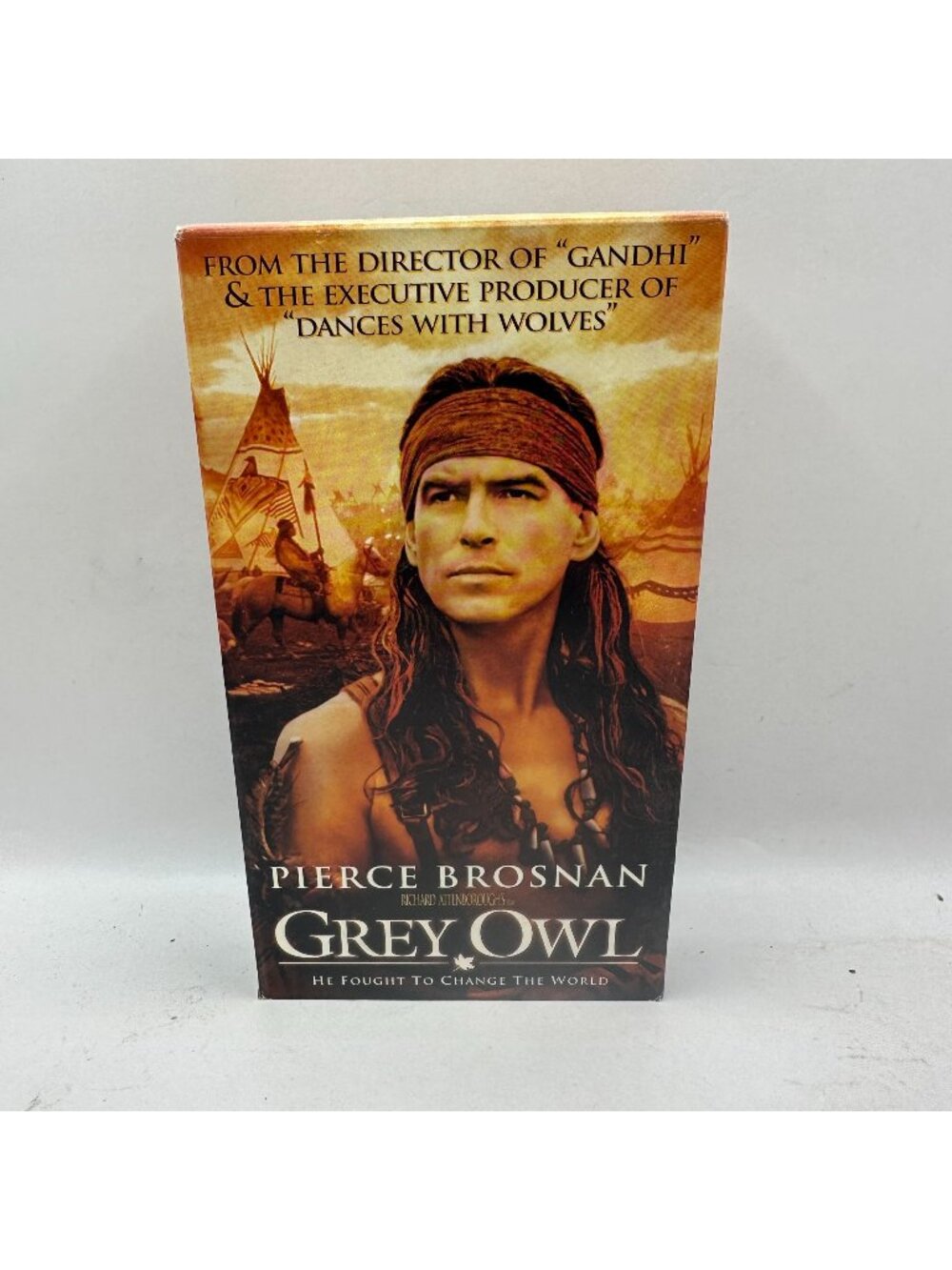 Grey Owl VHS 1999 PG13 Pierce Brosnan Columbia Tristar Home Video Adventure